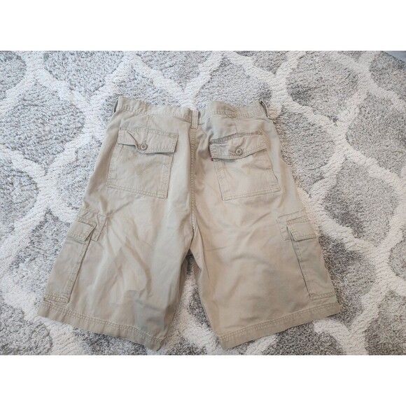 Levi's Men Shorts Size 42 Khaki Carrier Cargo Relaxed Fit Baggy Canvas Long - Picture 6 of 7